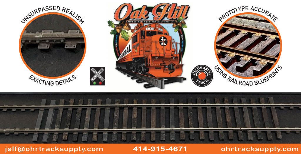 HO Straight track laser cut ties