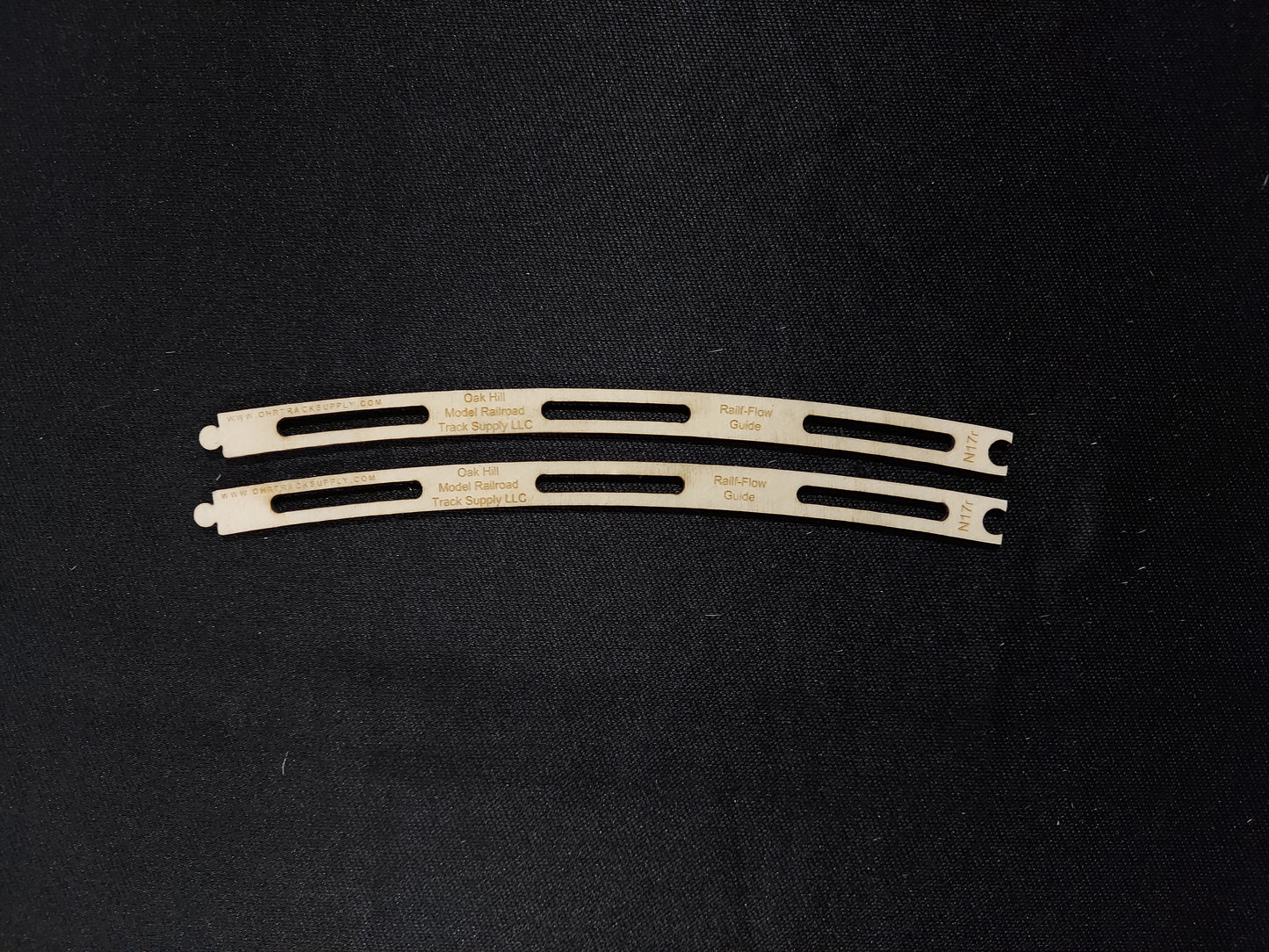 N Scale Curved Rail-Flow Track Alignment Guides