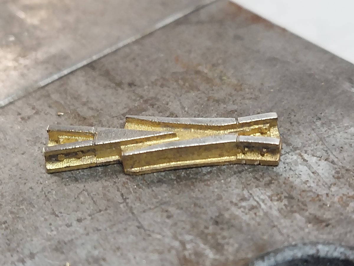 Railway Rbm Insert HO #3 Bethlehem Steel Frog | Oak Hill Model Railroad Track Supply LLC