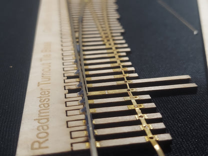 HO Turnout Rail Braces
