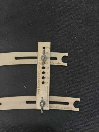 Curved Rail-Flow Track Alignment Guides