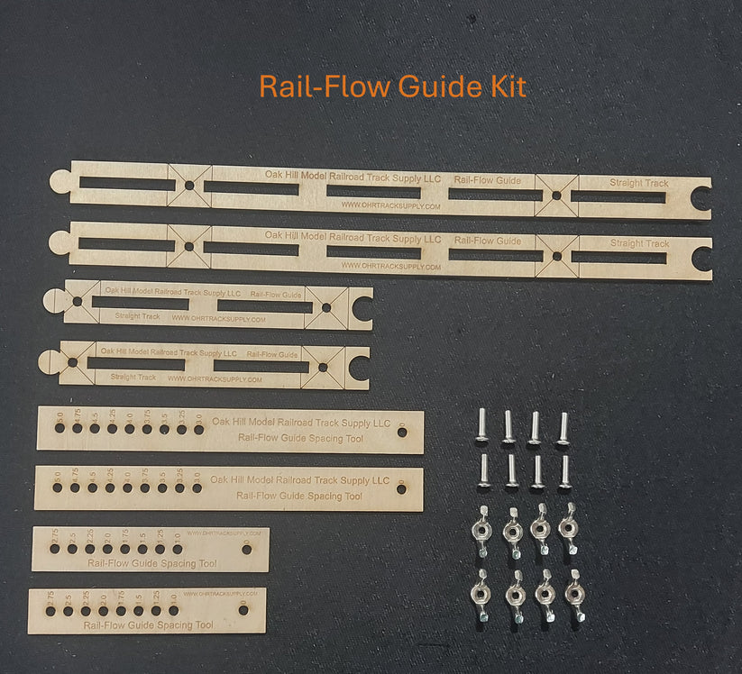 Flow Rails With Guide HO Rail-Flow Track Alignment Guides – Complete & Custom Options | Oak ...