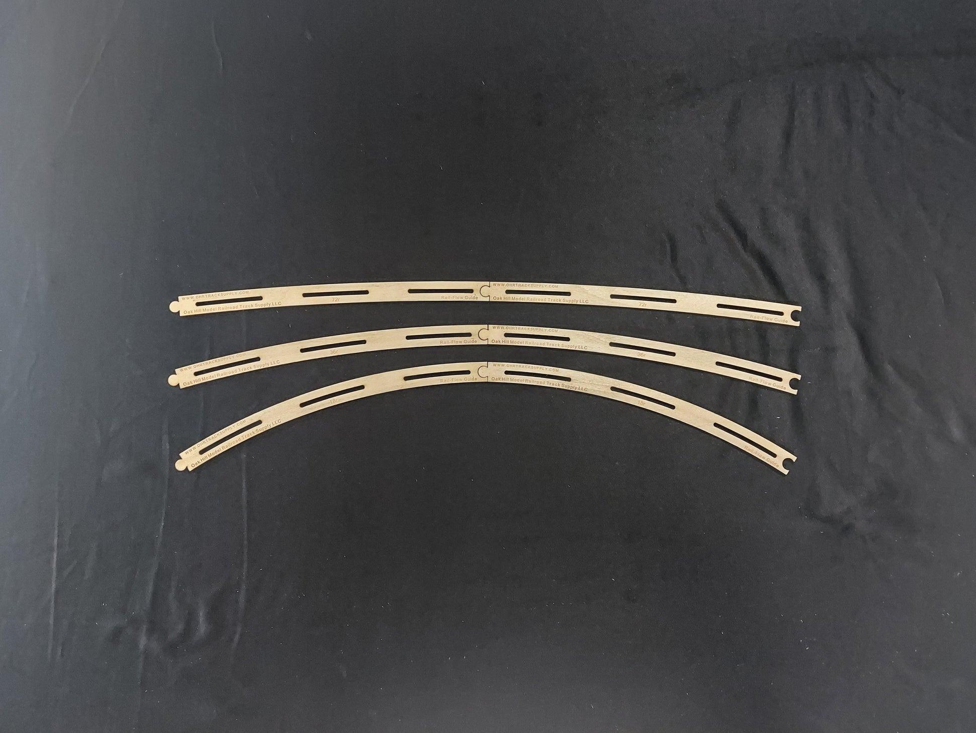 HO Curved Rail-Flow Track Alignment Guides | Oak Hill Model Railroad ...