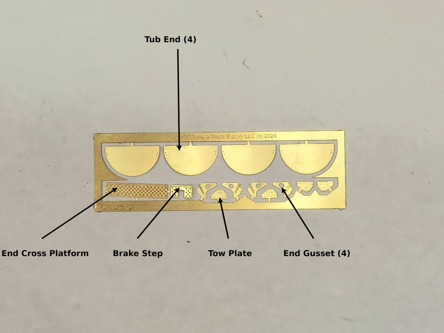 GP-87 Detail Set for Bethgon® Coalporter Coal Gondolas