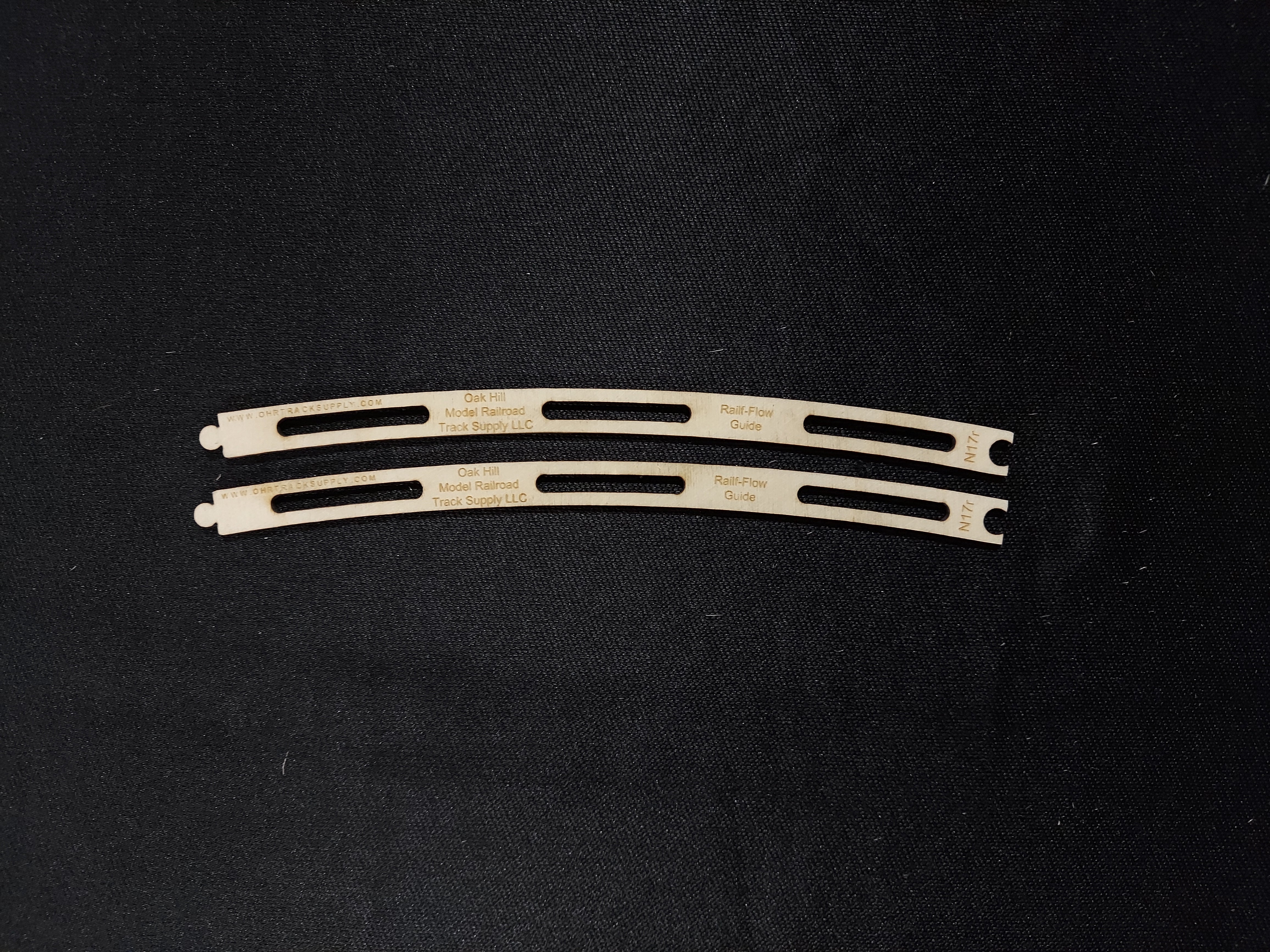 N Scale Curved Rail-Flow Track Alignment Guides | Oak Hill Model ...