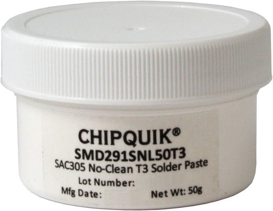 Chip Quik SAC305 No-Clean Solder Paste – 50g